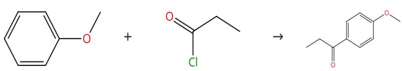图3 对甲氧基苯丙酮的合成路线