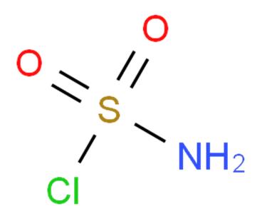 氨基磺酰氯的化学结构式