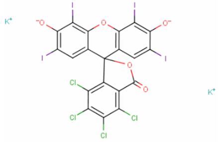 四氯四碘荧光素二钾的染色应用