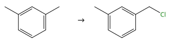 图1 3-甲基苄基氯的合成路线
