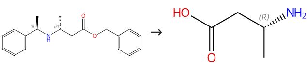 图1 (R)-3-氨基丁酸的合成路线