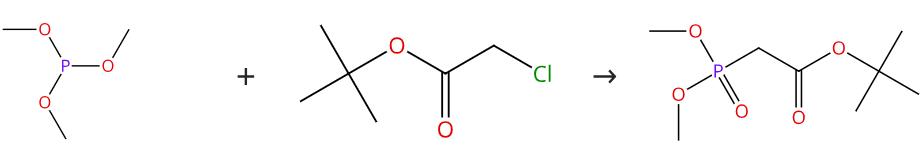 图1 二甲氧基膦酰基乙酸叔丁酯的合成路线