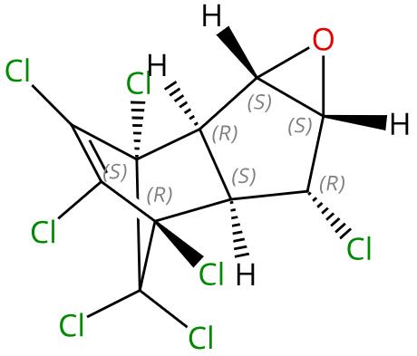 图1 外环氧七氯的结构