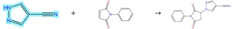 4-氰基吡唑参与的迈克尔加成反应
