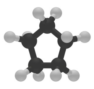 环戊烷结构模型