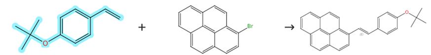 4-叔丁氧基苯乙烯参与的Heck偶联反应