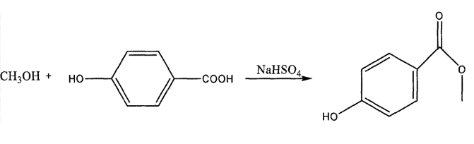 尼泊金甲酯的合成反应式