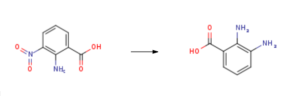 2,3-Diaminobenzoic acid synthesis