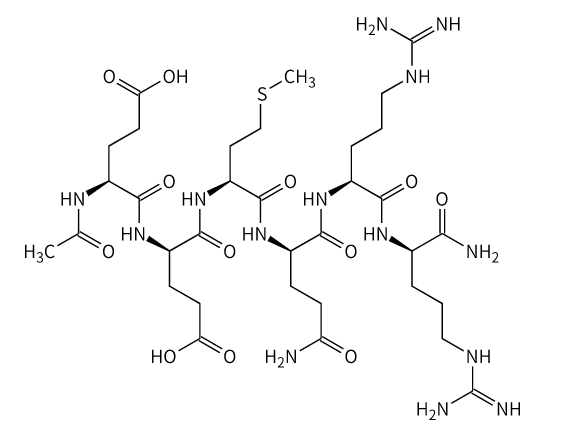 乙酰基六肽-8的结构式