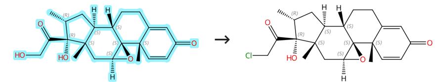 地塞米松9,11-环氧的氯化反应