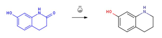 3,4-二氢-7-羟基-2(1H)-喹啉酮的还原反应