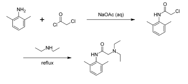 氯乙酰氯在利多卡因的合成中的使用