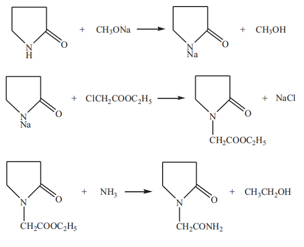 7491-74-9 Piracetam2-Pyrrolidone acetamideSynthesis method