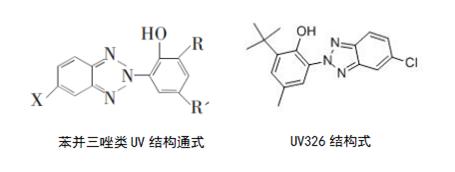 紫外线吸收剂 UV－326结构