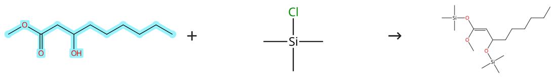 3-羟基壬酸甲酯的硅醚化反应