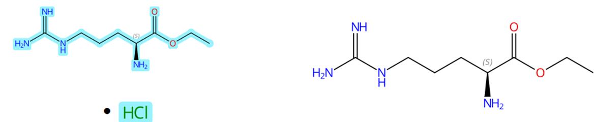 L-精氨酸乙酯盐酸盐的中和反应