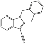 1-[(2-fluorophenyl)methyl]pyrazolo[3,4-b]pyridine-3-carbonitrile pictures