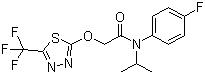 CAS # 142459-58-3, Flufenacet, N-(4-Fluorophenyl)-N-isopropyl-2-[5-(trifluoromethyl)-1,3,4-thiadiazol-2-yloxy]acetamide