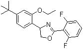 CAS # 153233-91-1, Etoxazole, 2-(2,6-Difluorophenyl)-4-[4-(tert-butyl)-2-ethoxyphenyl]-4,5-dihydrooxazole