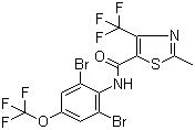 CAS # 130000-40-7, Greatam, Pulsor, Thifluzamide, N-[2,6-Dibromo-4-(trifluoromethoxy)phenyl]-2-methyl-4-(trifluoromethyl)-5-thiazolecarboxamide