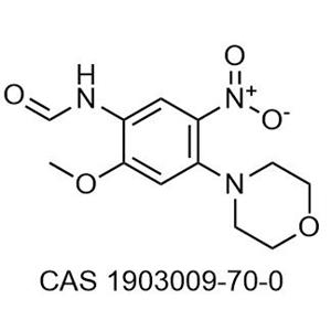 Formamide, N-[2-methoxy-4-(4-morpholinyl)-5-nitrophenyl]-