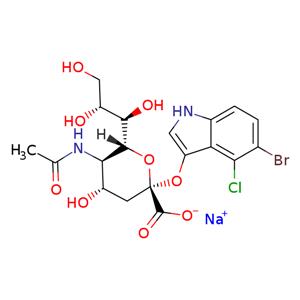 5-Bromo-4-chloro-3-indolyl α-D-N-acetylneuraminic acid sodium salt