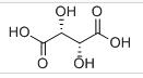 L( )-Tartaric acid Structure