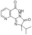 2-[4,5-dihydro-4-methyl-4-(1-methylethyl)-5-oxo-1H-imidazol-2-yl]-3-Pyridinecarboxylicacid Structure