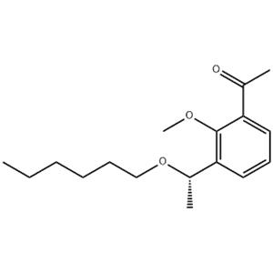 Ethanone, 1-[3-[(1S)-1-(hexyloxy)ethyl]-2-methoxyphenyl]-