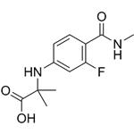 N-[3-Fluoro-4-[(methylamino)carbonyl]phenyl]-2-methylalanine pictures