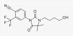 4-[3-(4-羟基丁基)-4,4-二甲基-2,5-二氧代-1-咪唑烷基]-2-(三氟甲基)苯腈