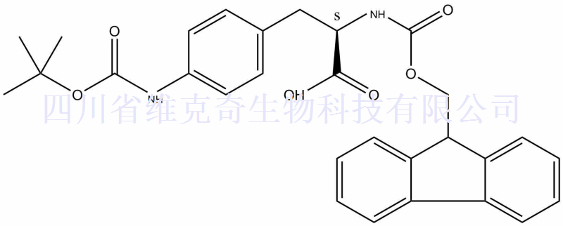 4-[[(1,1-Dimethylethoxy)carbonyl]amino]-N-[(9H-fluoren-9-ylmethoxy)carbonyl]-D-phenylalanine
