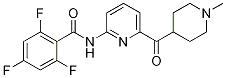 2,4,6-三氟-N-[6-[(1-甲基-4-哌啶基)羰基]-2-吡啶基]苯甲酰胺