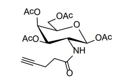 N-4-戊炔基-四酰化-氨基半乳糖， N-(4-pentynoyl)-glucosamine tetraacylated (Ac4GlcNAl)