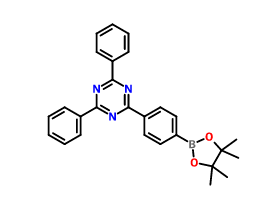 2,4-二苯基-6-[4-(4,4,5,5-四甲基-1,3,2-二氧杂环戊硼烷-2-基)苯基]-1,3,5-三嗪