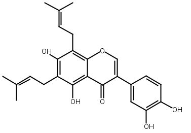 6,8-二异戊烯基香豌豆苷元