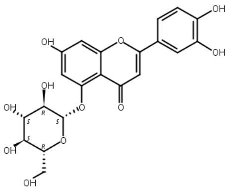 木犀草素-5-O-葡萄糖苷  Luteolin 5-glucoside 