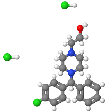 164726-80-1；4-[(4-氯苯基)苯甲基]-1-哌啶乙醇二盐酸盐