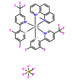 二[2-(2,4-二氟苯基)-5-三氟甲基吡啶][1,10-菲罗啉]铱六氟磷酸盐