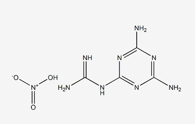 3553-49-9；(4,6-二氨基均三嗪-2-基)胍单硝酸盐