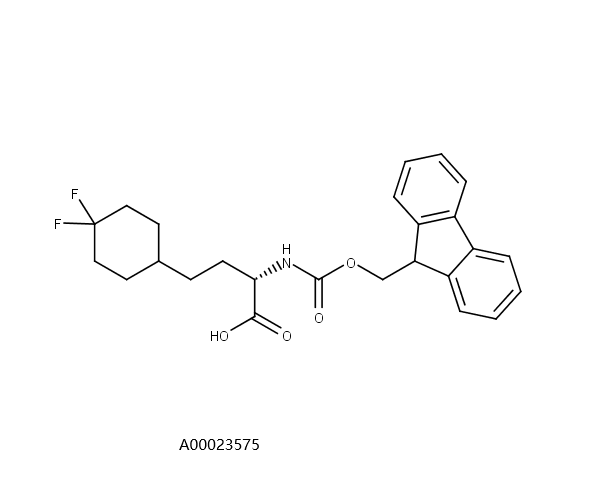 (2S)-4-(4,4-difluorocyclohexyl)-2-({[(9H-fluoren-9-yl)methoxy]carbonyl}amino)butanoic acid