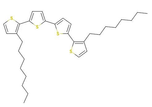 3,3'''-dioctyl-2,2':5',5'':2'',2'''-quate rthiophene