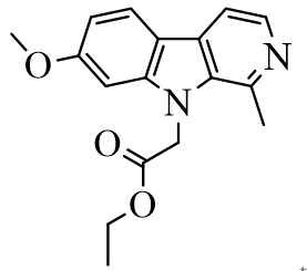 ethyl 2-(7-methoxy-1-methyl-9H-pyrido[3,4-b]indol-9-yl)acetate
