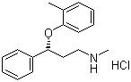 CAS 登录号：82248-59-7, 盐酸托莫西汀, 盐酸阿托莫西汀, (R)-N-甲基-3-(2-甲基苯氧基)-3-苯丙基胺盐酸盐
