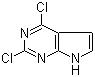 CAS 登录号：90213-66-4, 2,4-二氯-1H-吡咯并[2,3-d]嘧啶