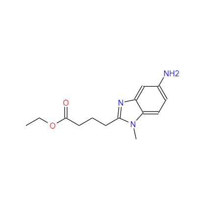 5-氨基-1-甲基-1H-苯并咪唑-2-丁酸乙酯