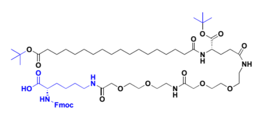 22-(TERT-BUTOXYCARBONYL)-43,43-DIMETHYL-10,19,24,41-TETRAOXO-3,6,12,15,42-PENTAOXA-9,18,23-TRIAZATETRATETRACONTANOIC ACID