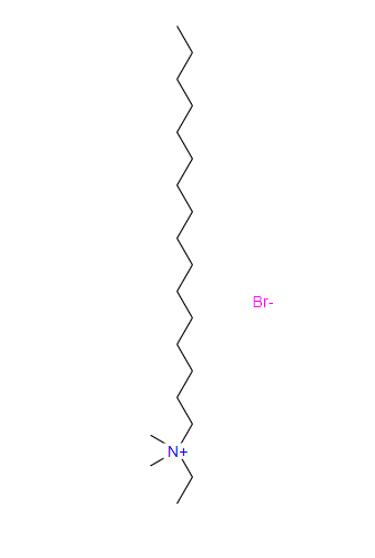 十六烷基二甲基乙基溴化铵；124-03-8