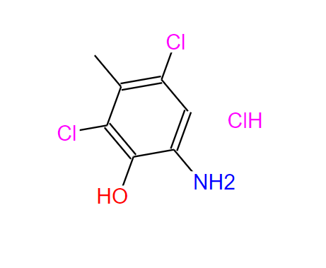 39549-31-0；6-氨基-2,4-二氯-3-甲基苯酚盐酸