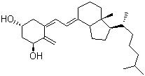 CAS 登录号：41294-56-8, 阿法骨化醇, 法能, 9,10-开环胆甾-5,7,10(19)-三烯-1,3-二醇